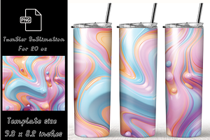 3D Tumbler Wrap Sublimation