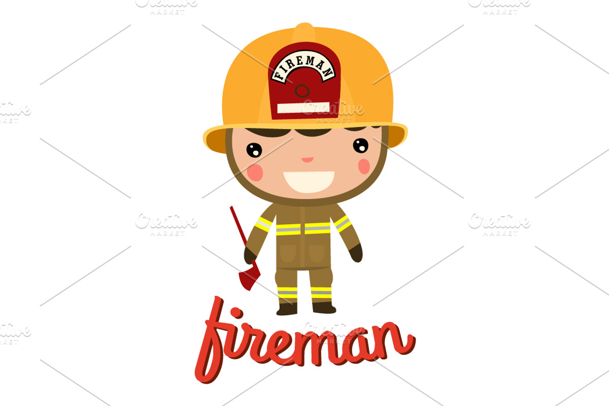 19 cute profession characters, a Sport Illustration by hand draw (Photo 2 of 2)