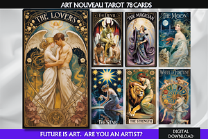 Art Nouveau Tarot Deck