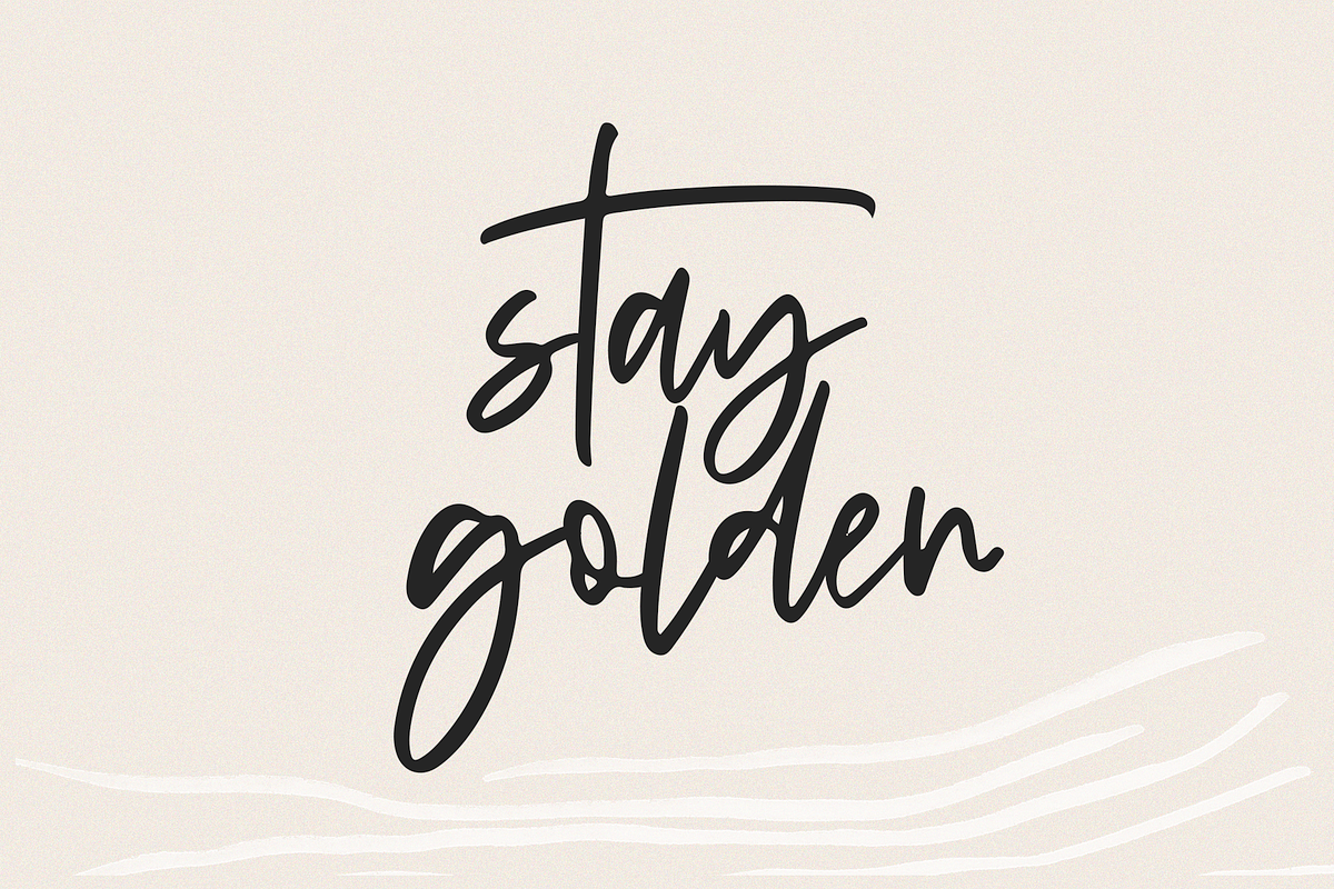 Sandcastle - Handwritten Script Font preview 4