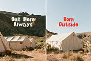 CARVE Rough Display Font, a Sans Serif Font by kavoon (Thumbnail 9 of 12)