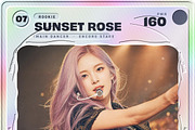 Kpop Idol Trading Card Template, a Social Media Template by DesignerCandies (Thumbnail 3 of 4)