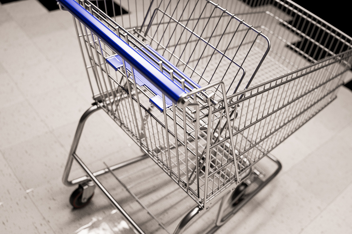 Shopping Cart, an Object 3D Model by JokerMartini (Photo 2 of 4)