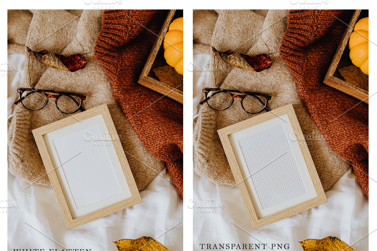 Art Frame Showing Mockup - Autumn, a Print Template by Nurlan's shop (Photo 3 of 3)