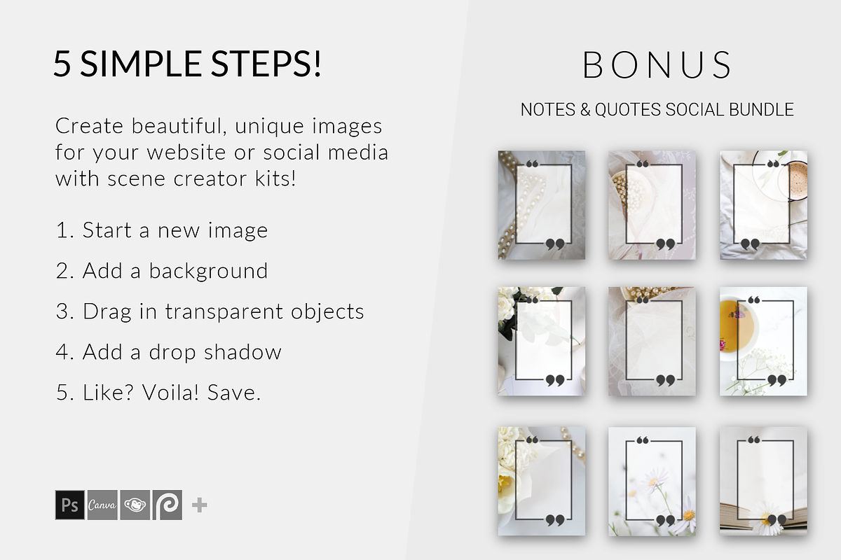 Romance Writer's Desk Scene Creator, a Books & Magazine Mockup by Storyteller Design (Photo 9 of 9)