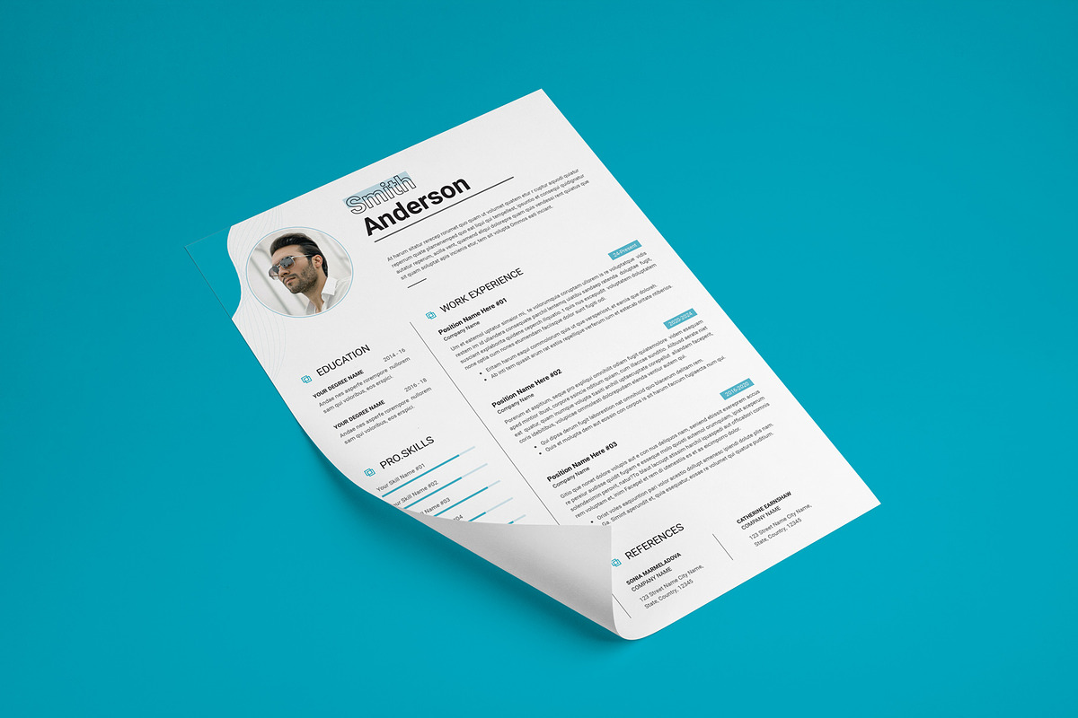 Resume Template 4 Page | CV Template, a Resume Template by PixelStudio (Photo 2 of 4)