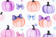 Cute Halloween Seamless Papers, an Illustration by Mashimara (Thumbnail 3 of 6)