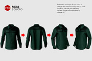 Tactical Dress Shirt V.04 Mockup, a Shirt Mockup by Mildstudio (Thumbnail 4 of 6)