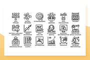 Data Science Icons, an Outline Icon by Becris (Thumbnail 2 of 3)