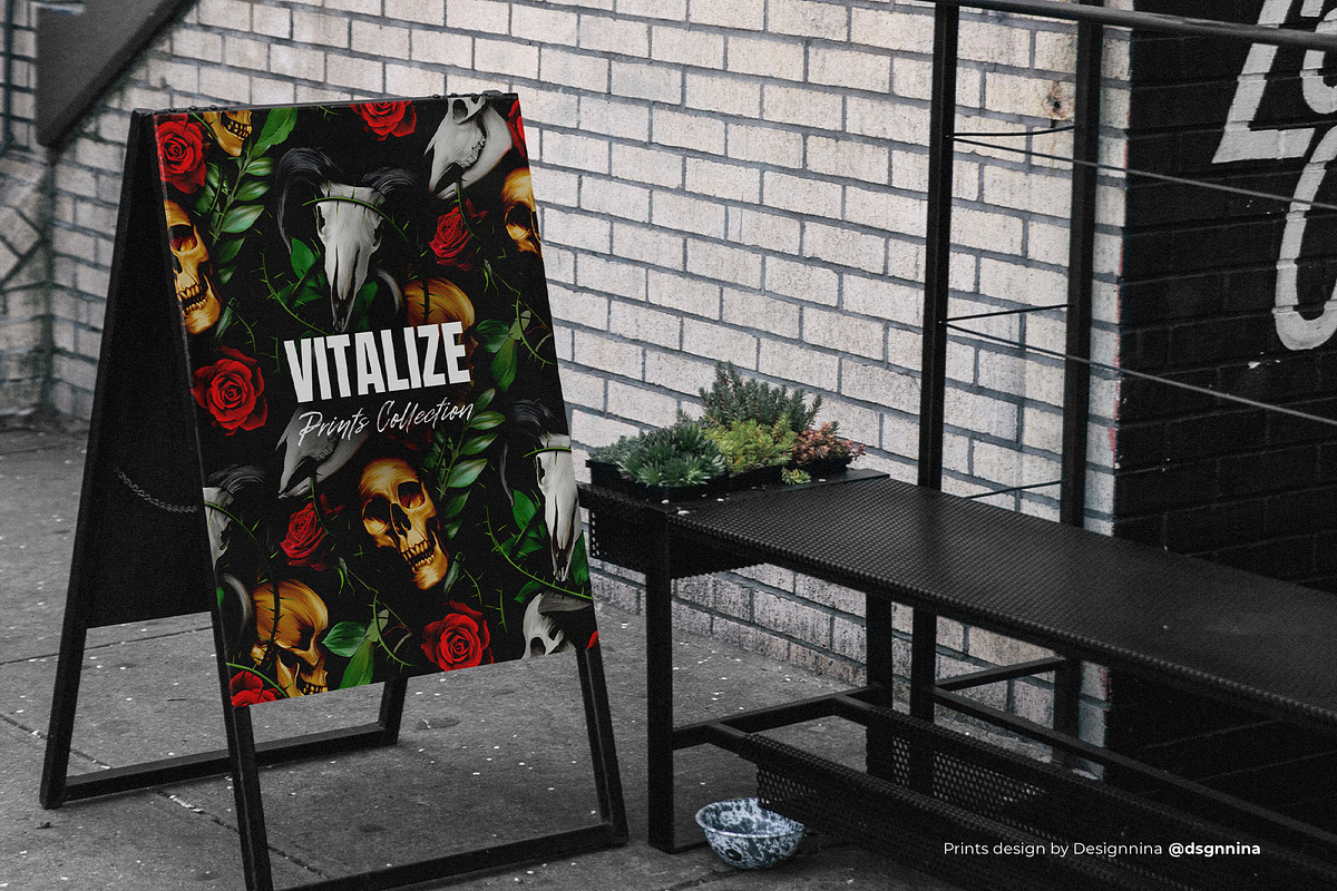 BM — Luxury Seamless Pattern, a Pattern Graphic by Designnina Shop (Photo 4 of 14)