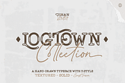 Logtown Duo - A Handdrawn Typeface, a Slab Serif Font by Ainun Jinan (Thumbnail 1 of 13)