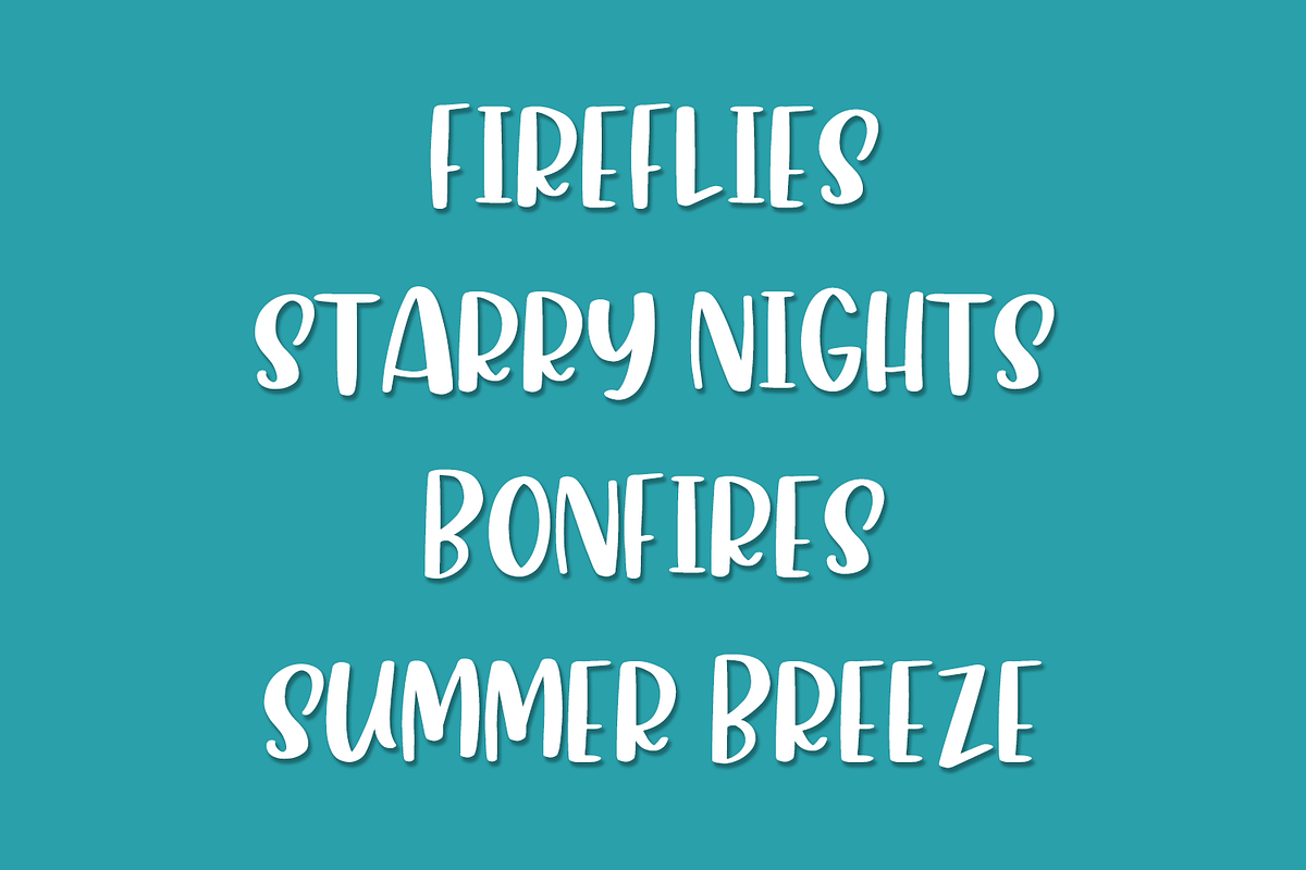 Glamper Sans, a Sans Serif Font by Beck McCormick (Photo 3 of 10)