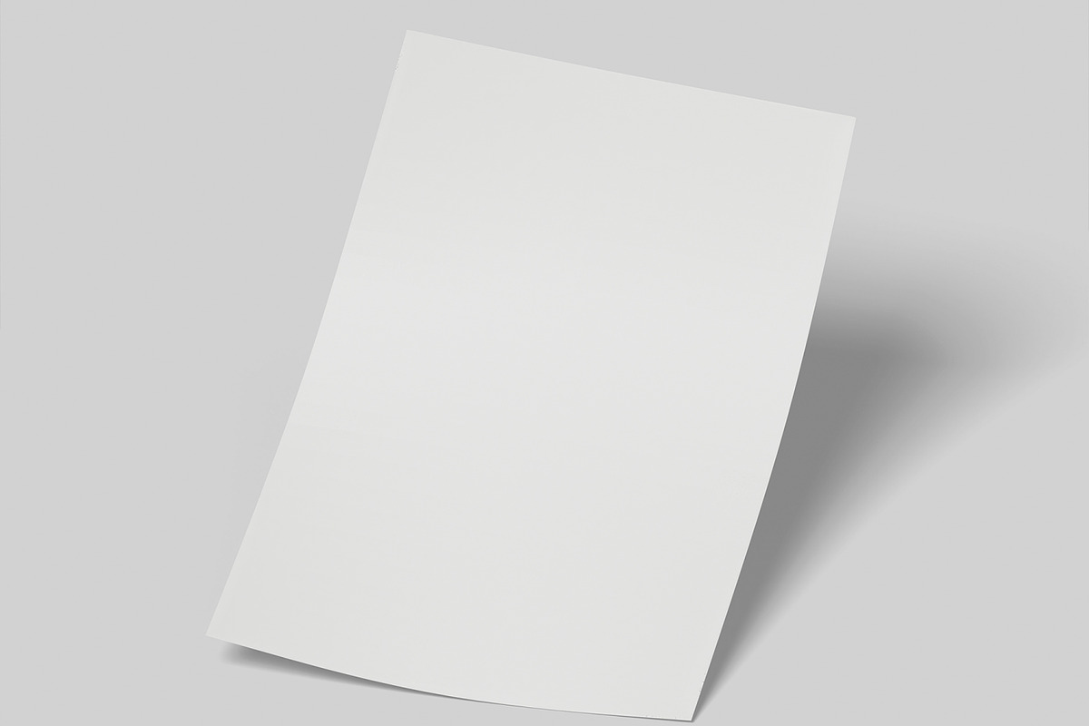 Paper A4 Mockup, an Advertising Mockup by Unerispace (Photo 3 of 5)