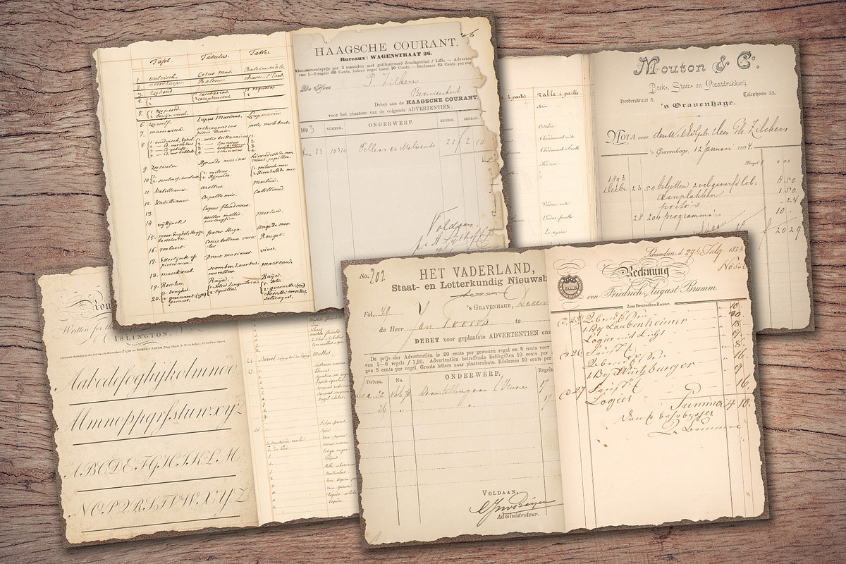 Old Ledger Paper, a Texture Illustration by Secret Helper (Photo 2 of 7)