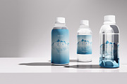Mineral Water Bottle Mockup Set, a Packaging Mockup by Mirachma Project (Thumbnail 5 of 8)