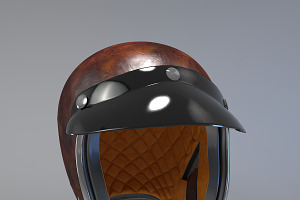 Retro Motorcycle Helmet