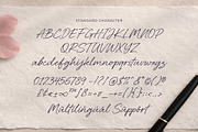 Belovina - Handwritten Script Font, a Handwritten Font by agnyhasyastudio (Thumbnail 7 of 14)