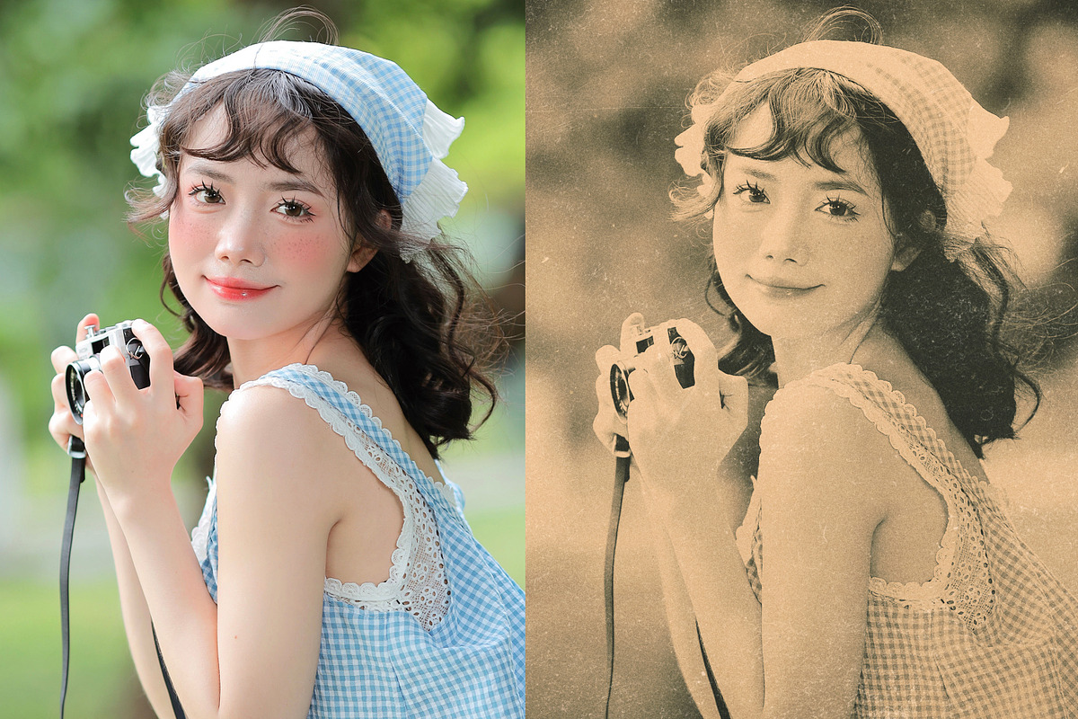 Classic Vintage Photo Effect, a Layer Style Add-On by liptouse (Photo 5 of 9)