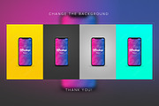 Mockup iphone x 10, an iPhone Mockup by shaman (Thumbnail 4 of 4)