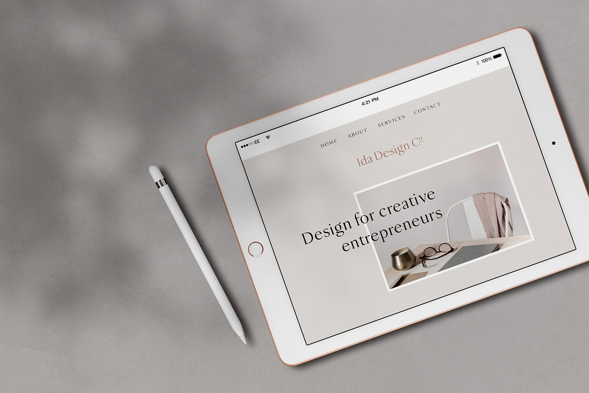 4 IN 1 iPad & iPhone Mockup Bundle, an iPad Mockup by Moyo Studio (Photo 13 of 18)