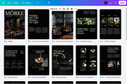 MÖRKE Cafe Editorial Magazine Canva, a Magazine Template by PaperSlides (Thumbnail 13 of 13)