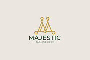 Golden Majestic Letter M Logo, a Branding & Logo Template by Signatoro (Thumbnail 2 of 3)
