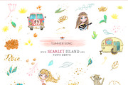 Summer Song, an Illustration by Scarlet Island (Thumbnail 3 of 6)