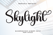 Skylight | Script Font, a Handwritten Font by Scratchones (Thumbnail 1 of 9)
