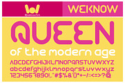 queen of the modern age, a Font by weknow (Thumbnail 1 of 5)
