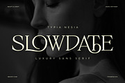 Slowdate - Beauty Elegant Ligature, a Serif Font by Typia Nesia (Thumbnail 1 of 11)