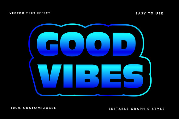 Neon Gradient Bold Text Effect preview 3
