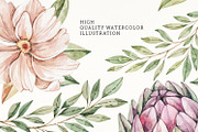 Field autumn flowers. Watercolour, an Illustration by Kate Macate (Thumbnail 7 of 8)