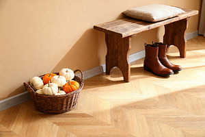 Cozy Autumn Entryway, an Architecture Photo by Virgo Studio