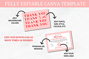 Custom Thank You Card Template, a Business Card Template by Kyuubu Arts (Thumbnail 2 of 5)
