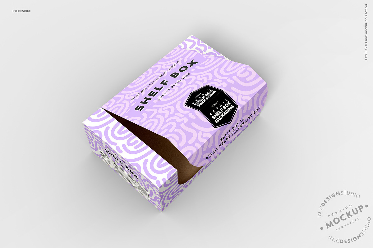 Retail Shelf Box 15 Packaging Mockup, a Packaging Mockup by INCDesign (Photo 3 of 6)