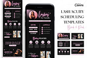 Lash Tech Acuity Scheduling • Canva, a Websites & App Template by OniriqveDesigns (Thumbnail 1 of 8)
