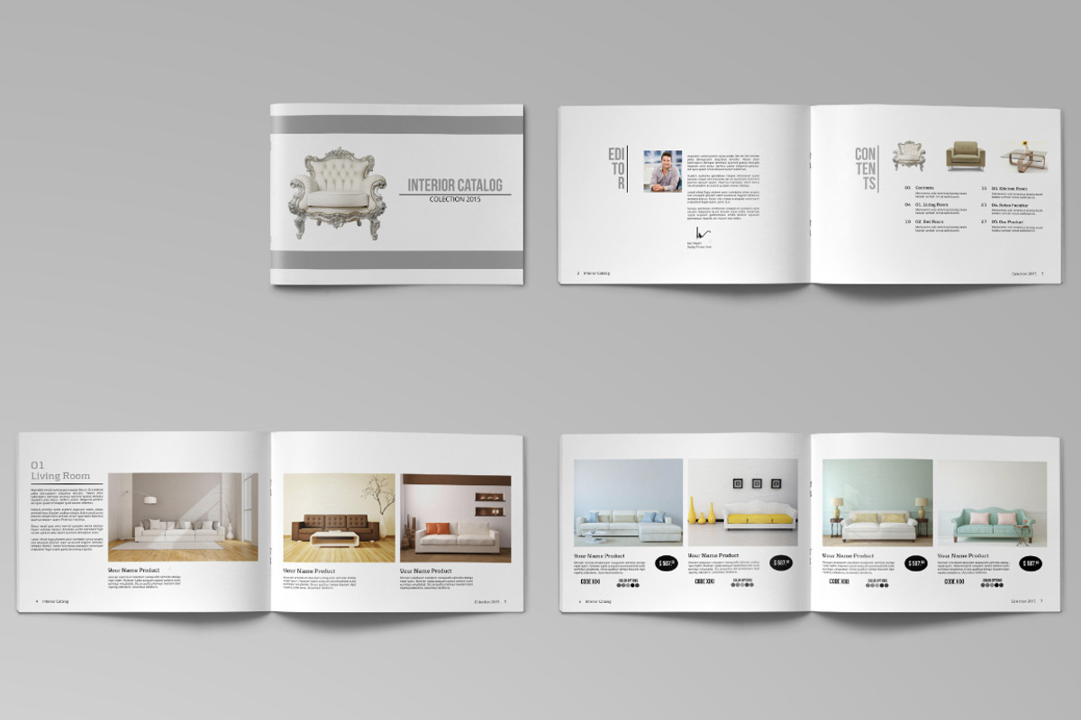 A4 Interior Catalog, a Brochure Template by Firtana (Photo 4 of 10)