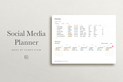 Notion Social Media Planner, a Social Media Template by Ruben Stom (Thumbnail 1 of 7)
