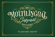 Brown Hunter Victorian Set, a Serif Font by alit design (Thumbnail 27 of 32)