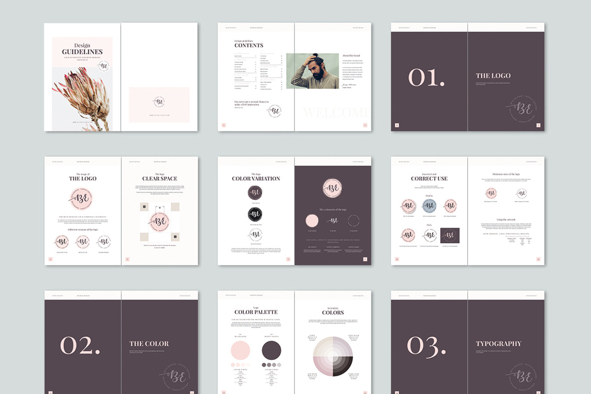 Brand Guidelines Bundle, a Brochure Template by Imagination Area (Photo 12 of 22)