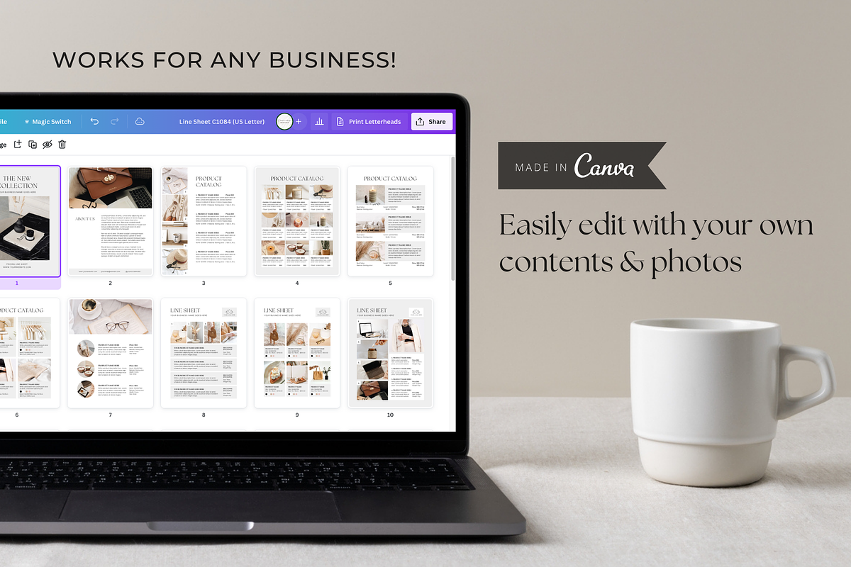 Wholesale Line Sheet Template, a Magazine Template by ShopRShop (Photo 5 of 10)