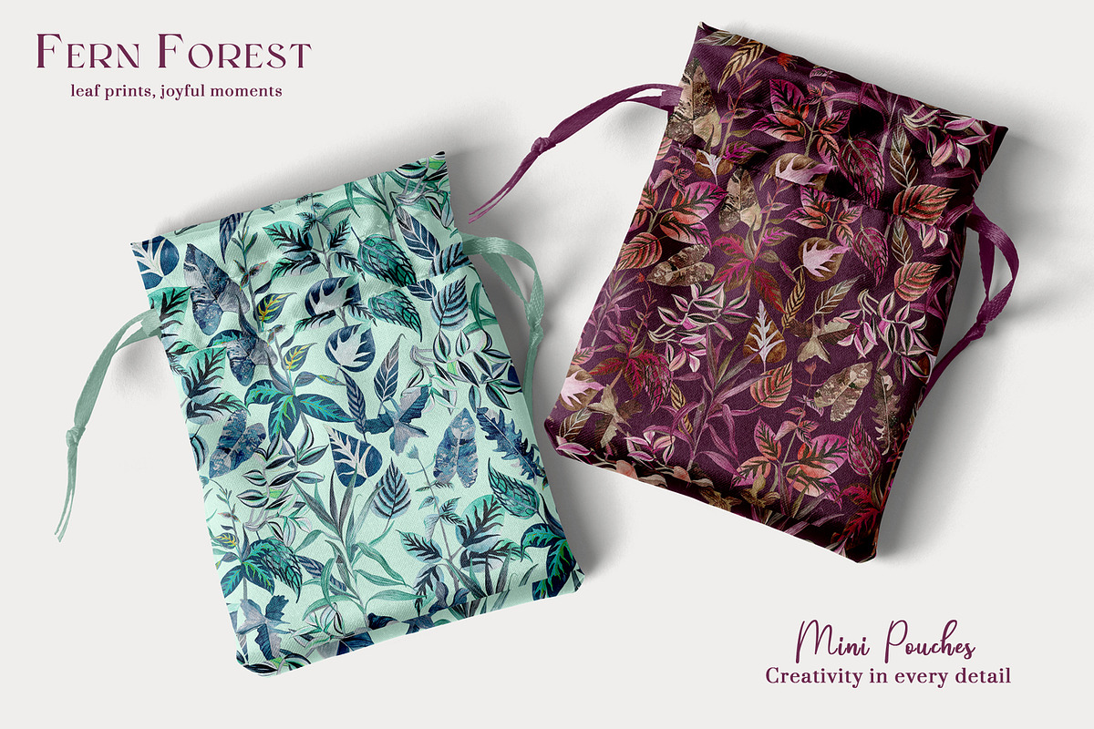 Fern Forest Pattern & Motifs, a Pattern Graphic by GND ART STUDIO (Photo 7 of 8)