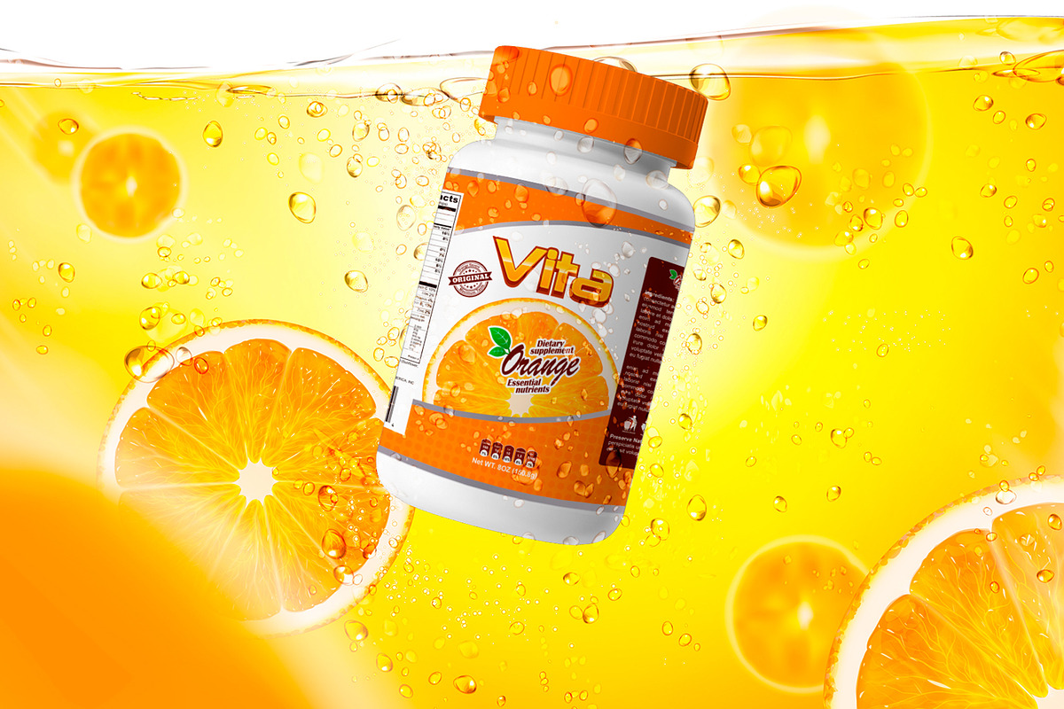 Pills Botle Vitamin Mockup, a Product Mockup by rogeriomarcos (Photo 11 of 11)