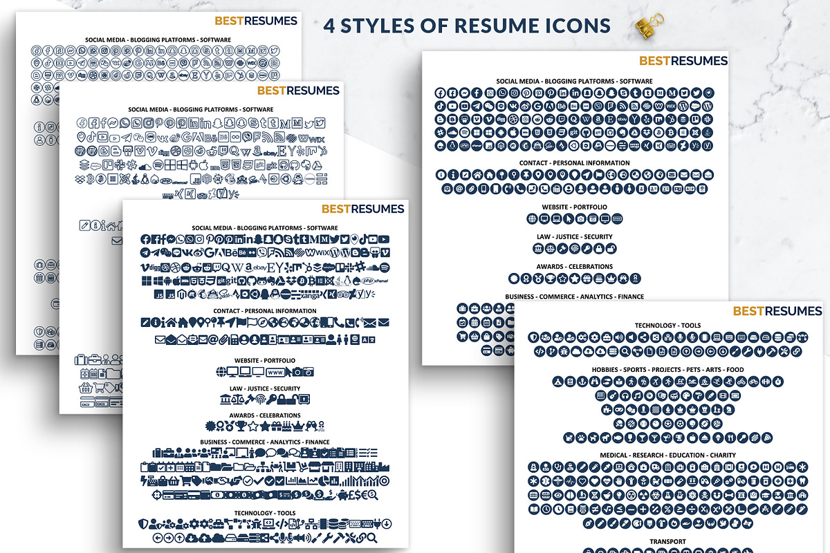 Modern Resume Template CV Word, a Resume Template by BestResumes.Co (Photo 6 of 7)