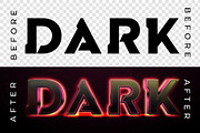 Dark Backlight Text Effect Style, a Layer Style Add-On by Mockmenot (Thumbnail 2 of 2)