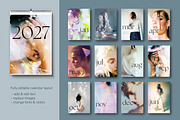 2027 Modern Wall Calendar Template, a Stationery Template by R-studio (Thumbnail 6 of 8)