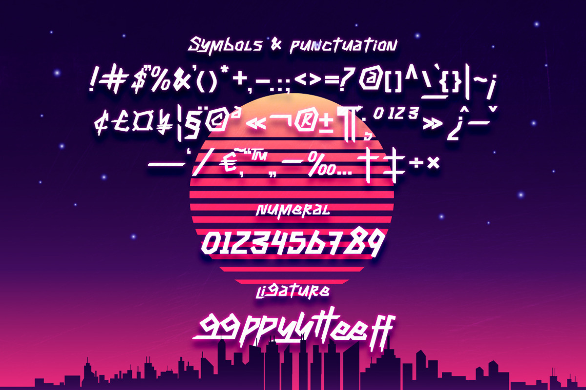 Bieksa - Sharp Display Font, a Font by Typefactoryco (Photo 3 of 9)