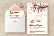 Save the Date Card invite Template, an Invitation Template by Design Up (Thumbnail 1 of 3)