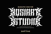 Rock Glempo - Music Font, a Blackletter Font by Iqsiart Studio (Thumbnail 4 of 10)