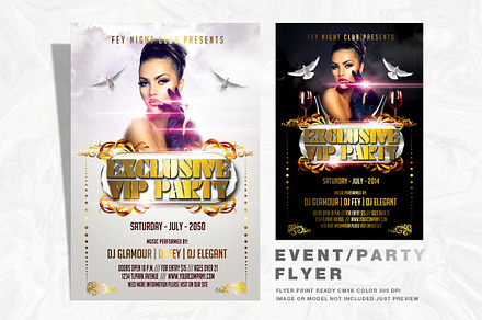 Exclusive VIP Party Flyer